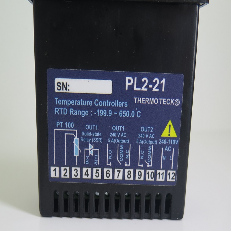 ترموستات دیجیتال ترموتک ورودی PT100 مدل PL2-21